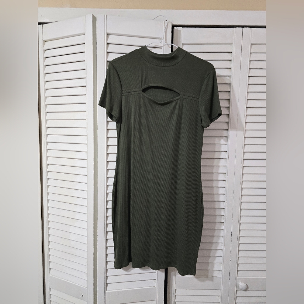 Olive Green Women's Dress